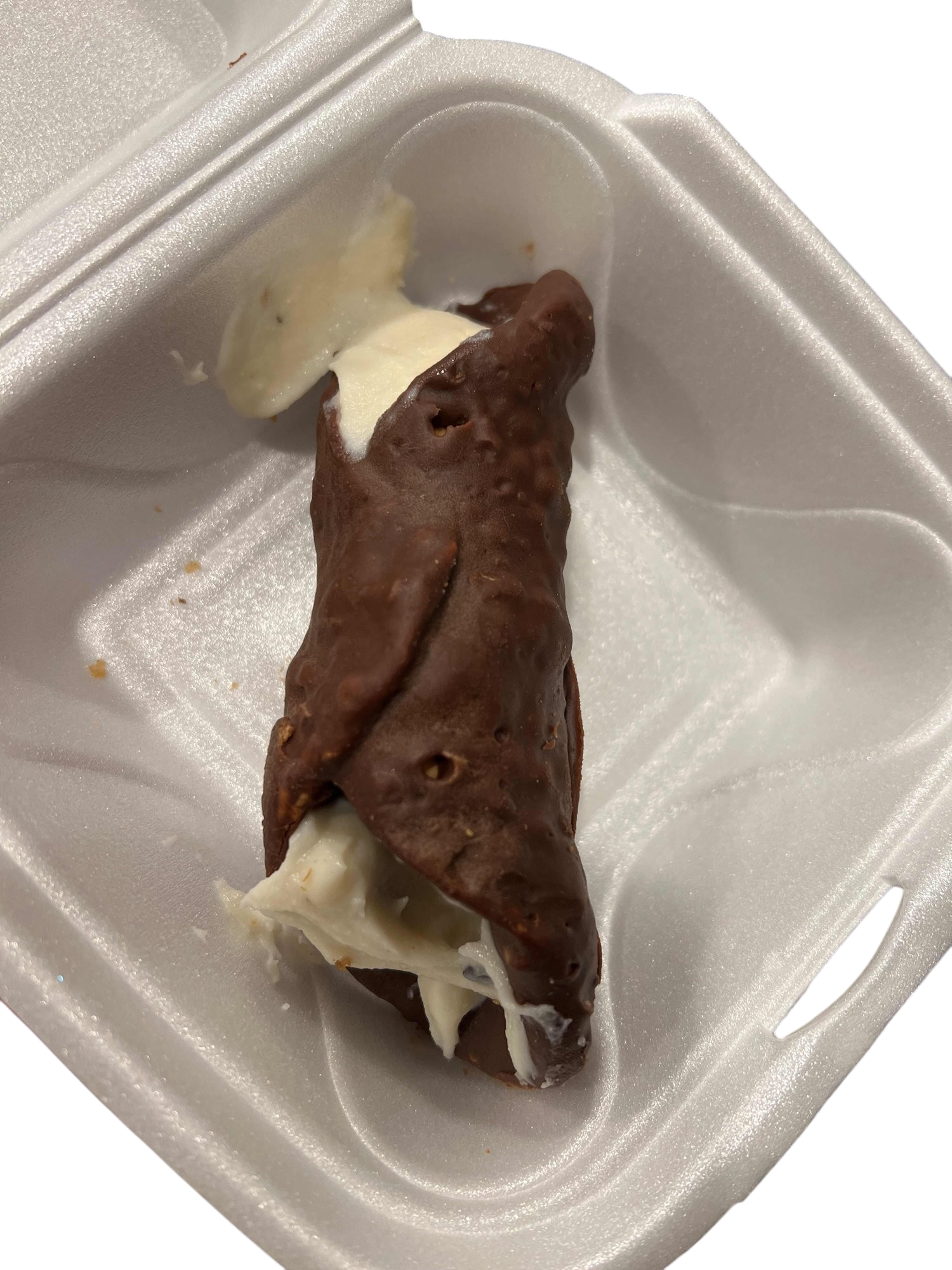 Cannoli Siciliani with Chocolate Shell
