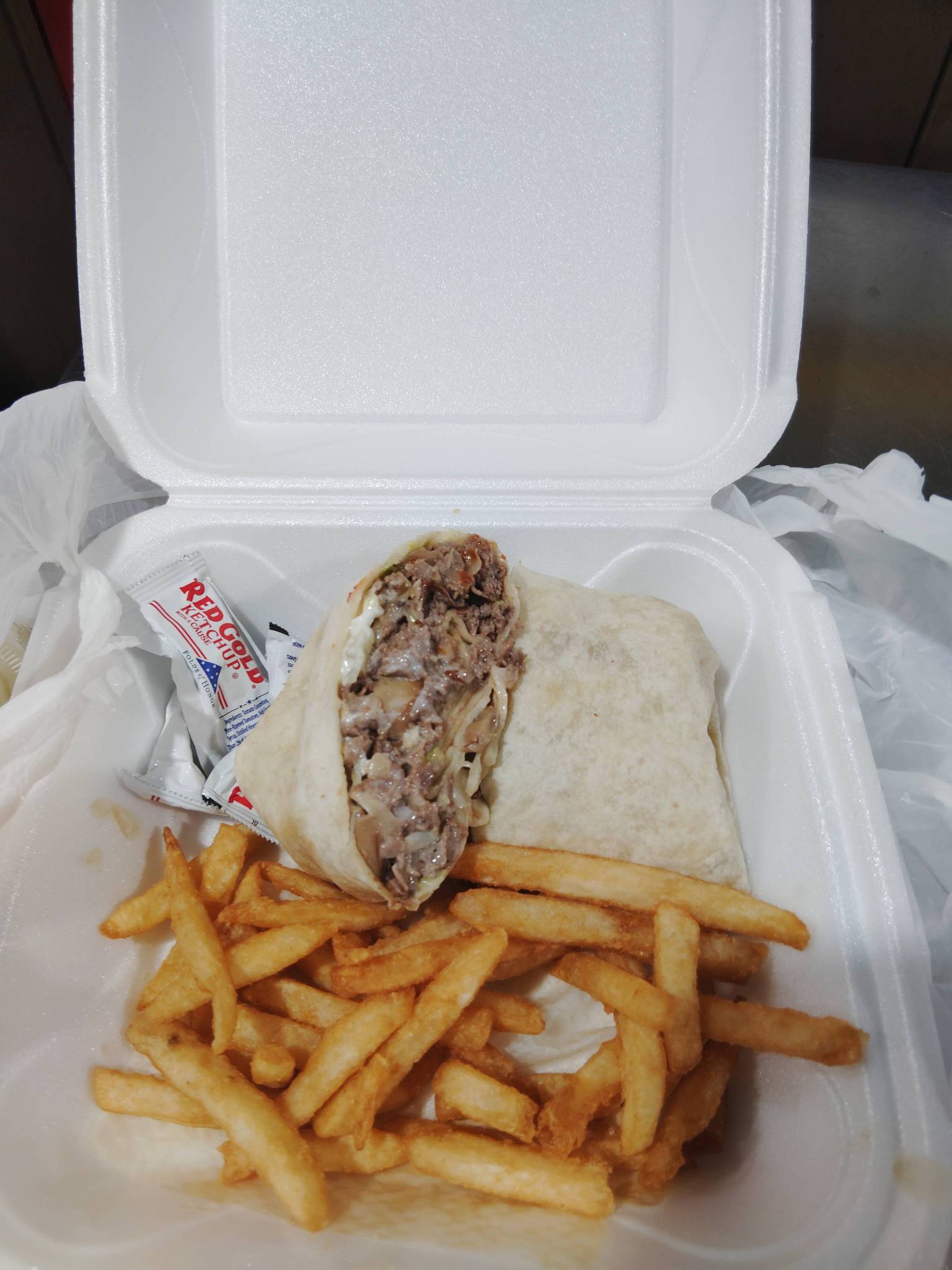 Steak and Cheese Wrap