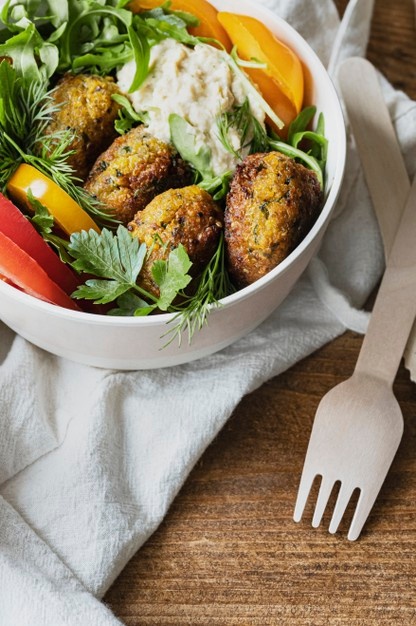 Bowl de Quinoa Falafel