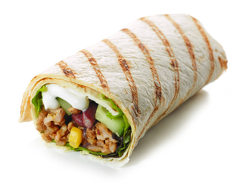 Combo burrito pollo  hierbas