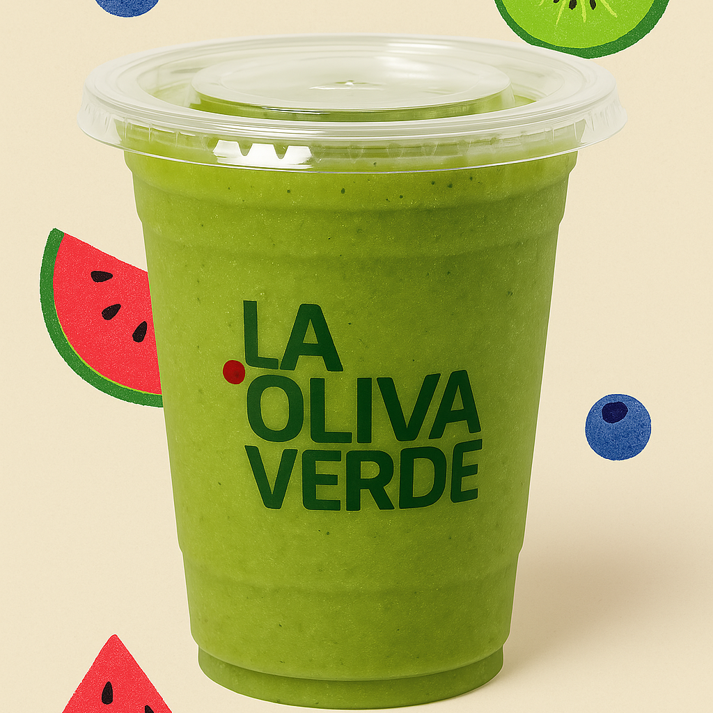 Smothie kiwi , sandia, blueberry.