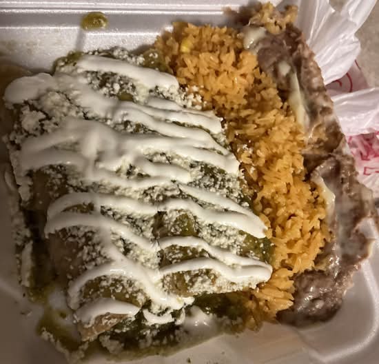 Enchiladas Verdes