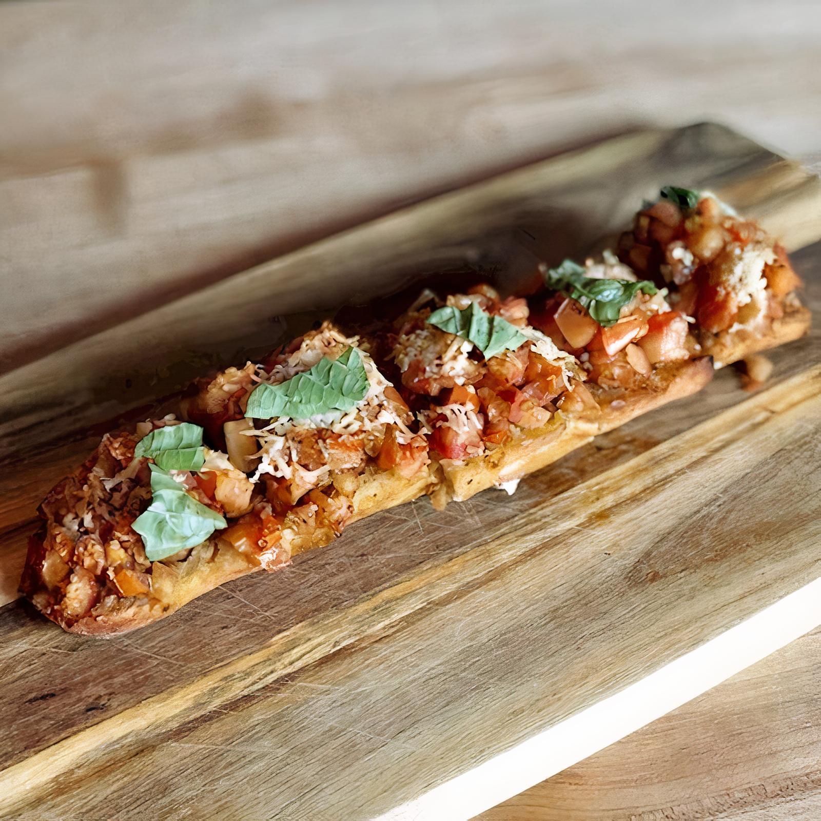 Bruschetta traditionnelle( Végétarien)/Traditional Bruschetta(Vegetarian)