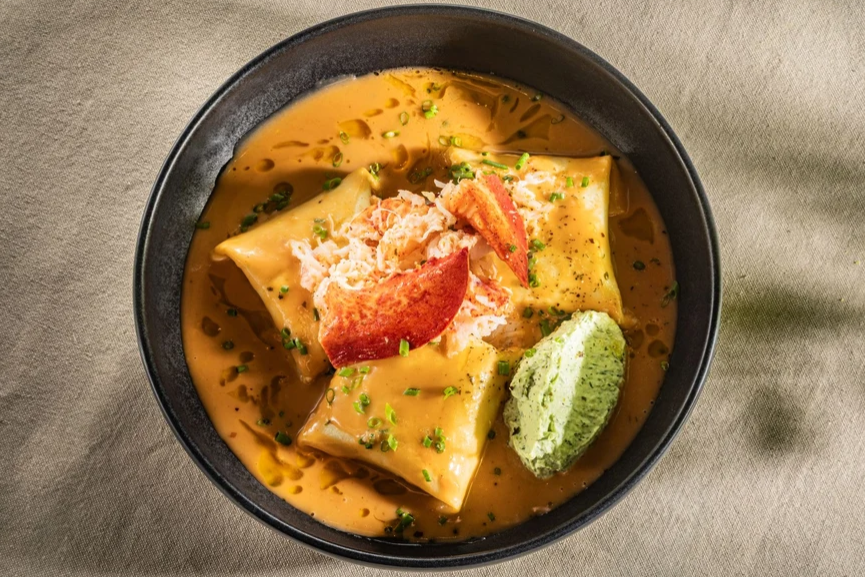 Fazzoletti au homard et aux fruits de mer / Lobster and Seafood Fazzoletti