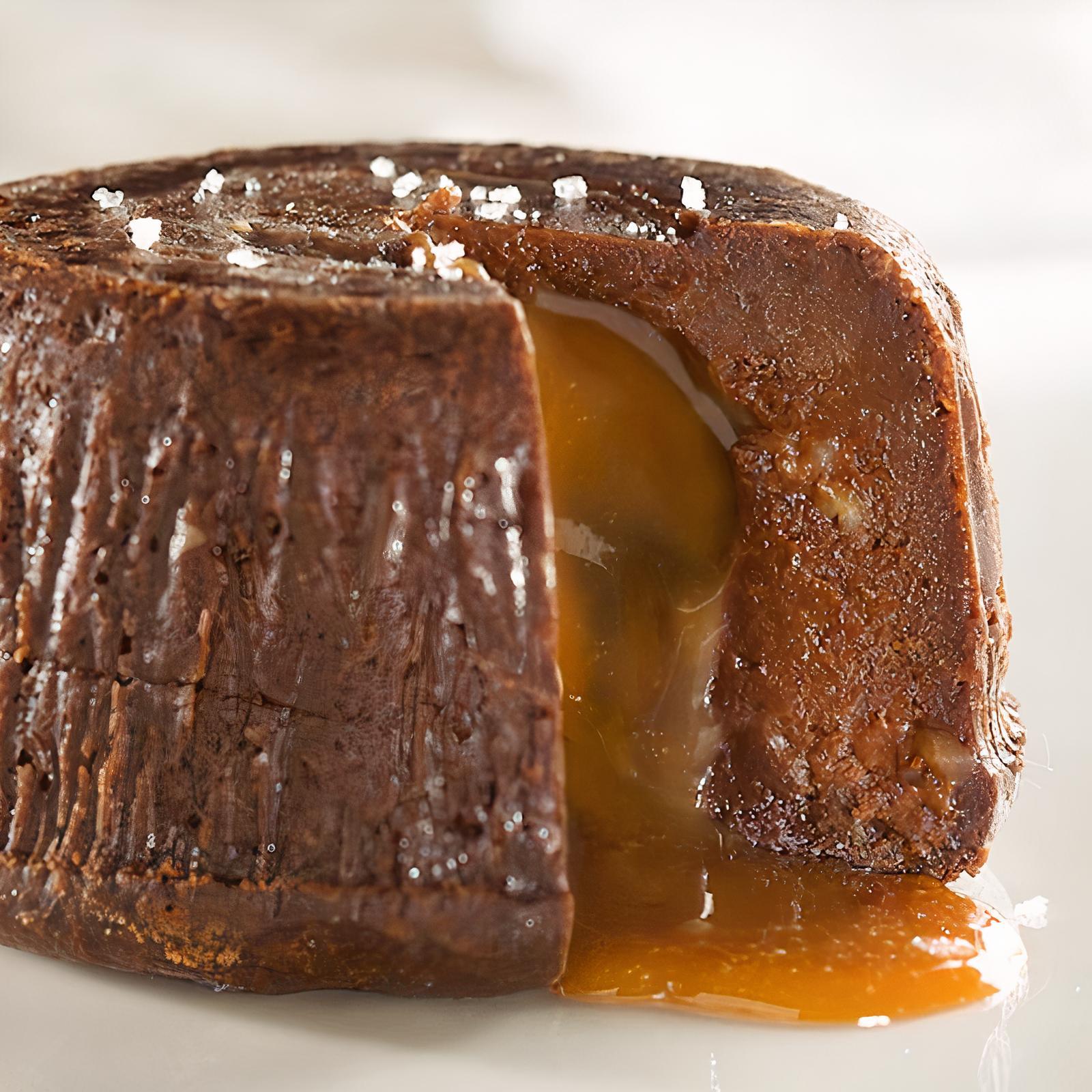 Moelleux au chocolat, caramel et fleur de sel