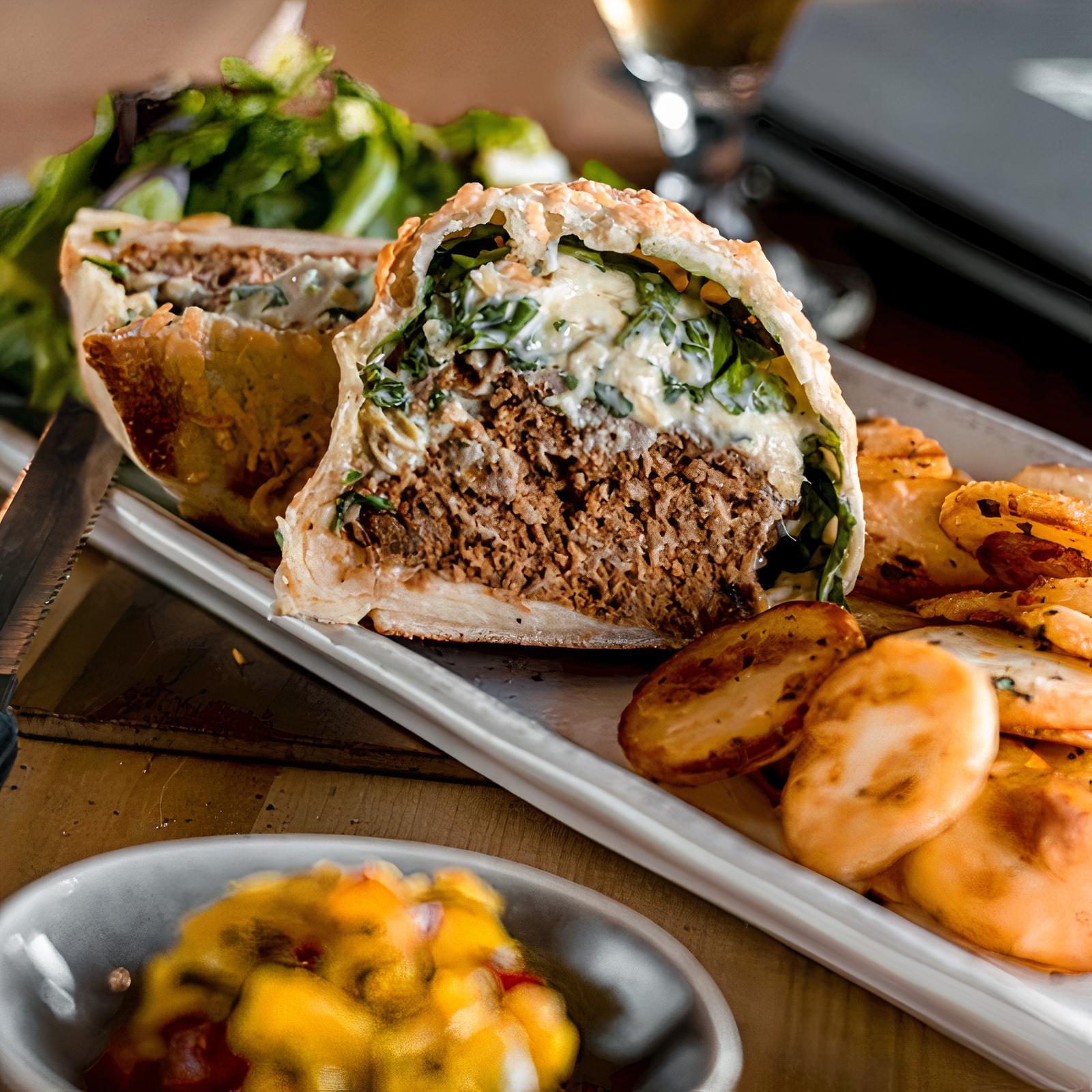 Pizza burger du terroir/Country-Style Pizza Burger