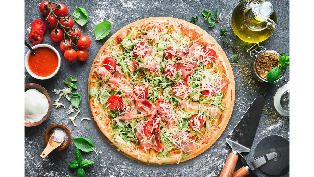 Pizza Prosciutto Crudo e Rucola 32 cm