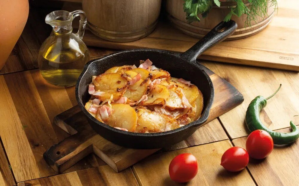 Cartofi prăjiți ca-acasă cu bacon