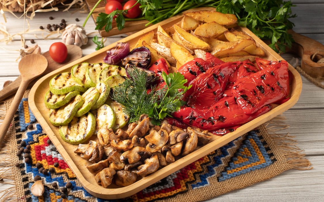 Platou grill de legume