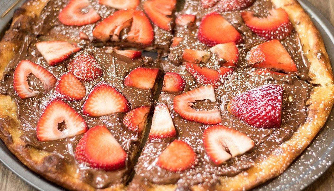 Nutella Pizza w/ Berries