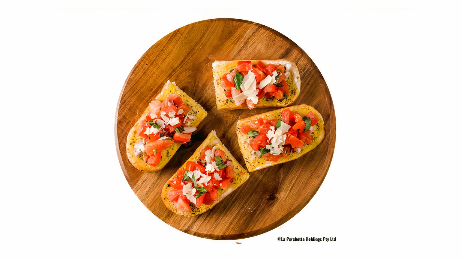 Garlic Bread Bruschetta