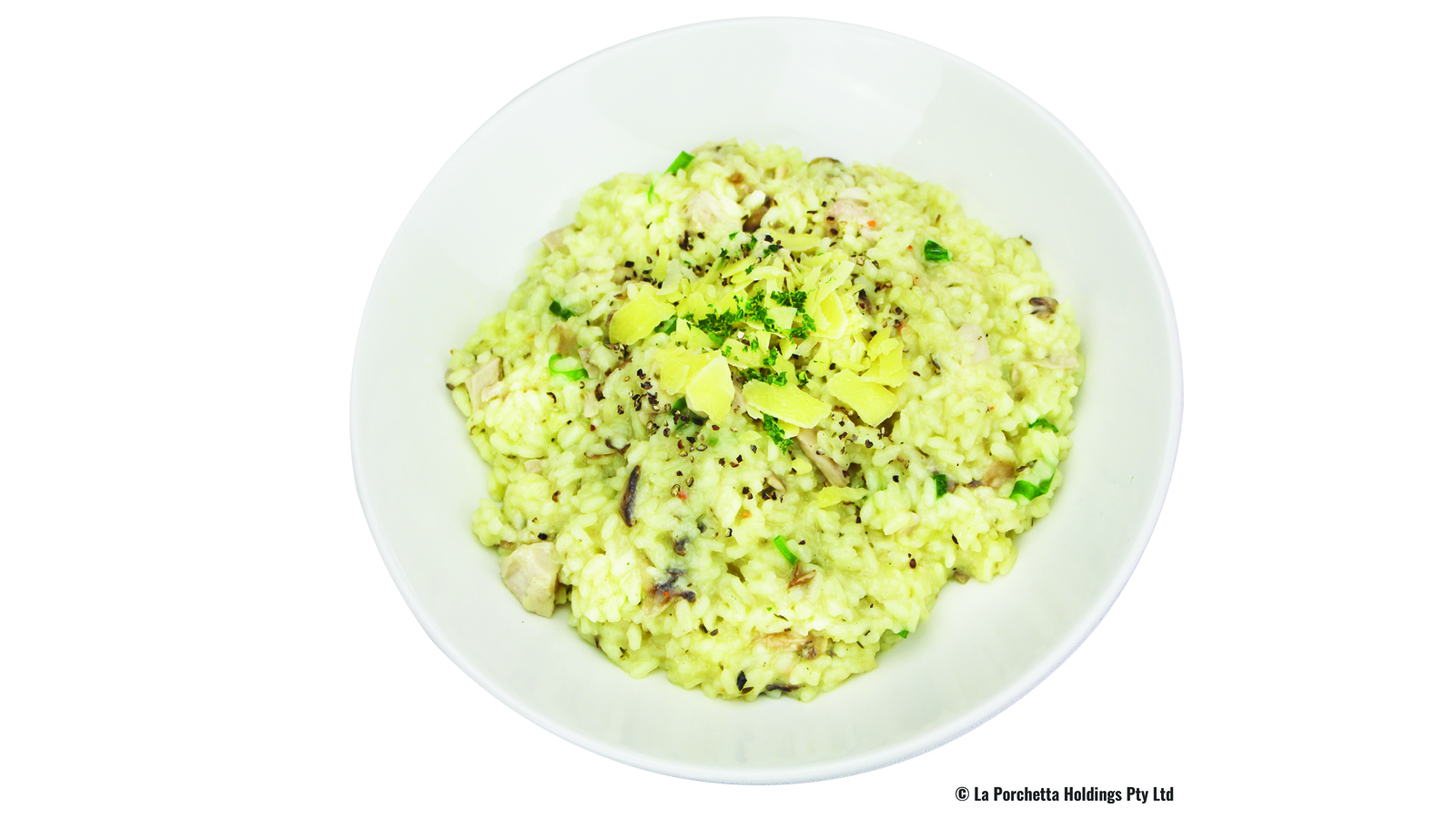 Pollo e Funghi Risotto