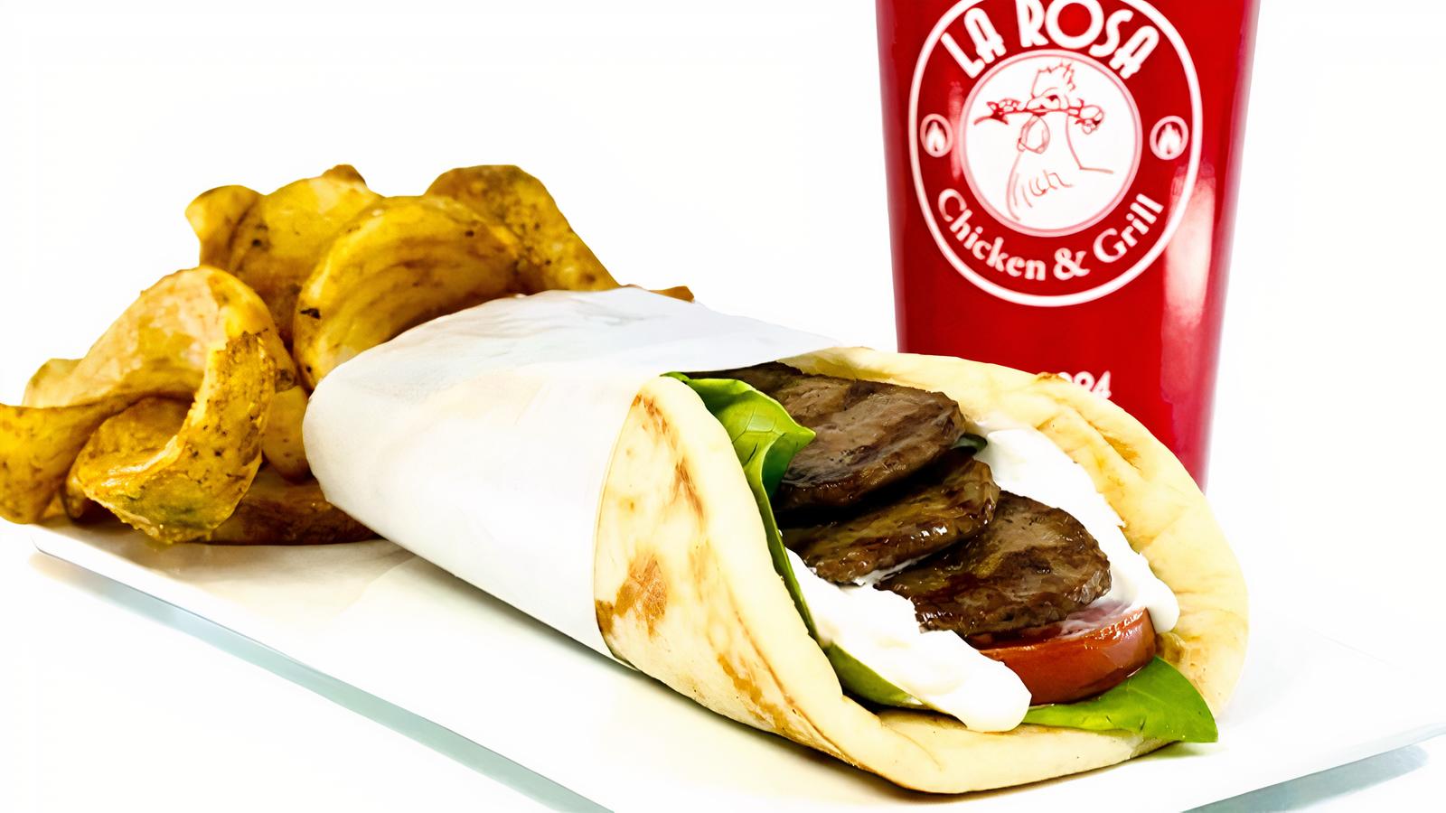 8. Beef Gyro Pita Combo