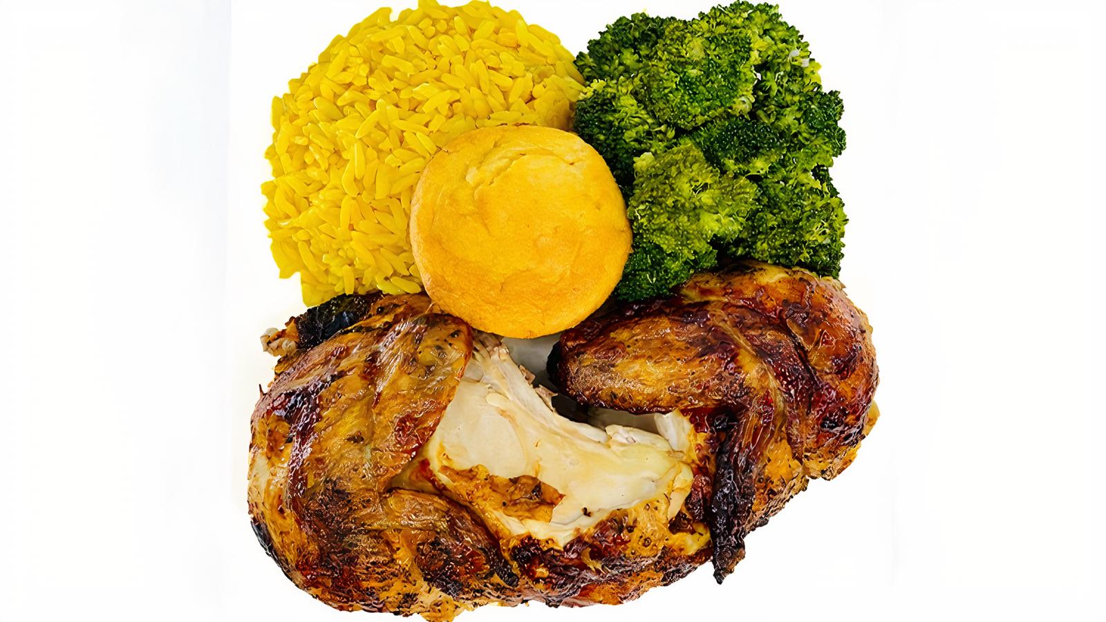 Half Chicken Roasted Meal