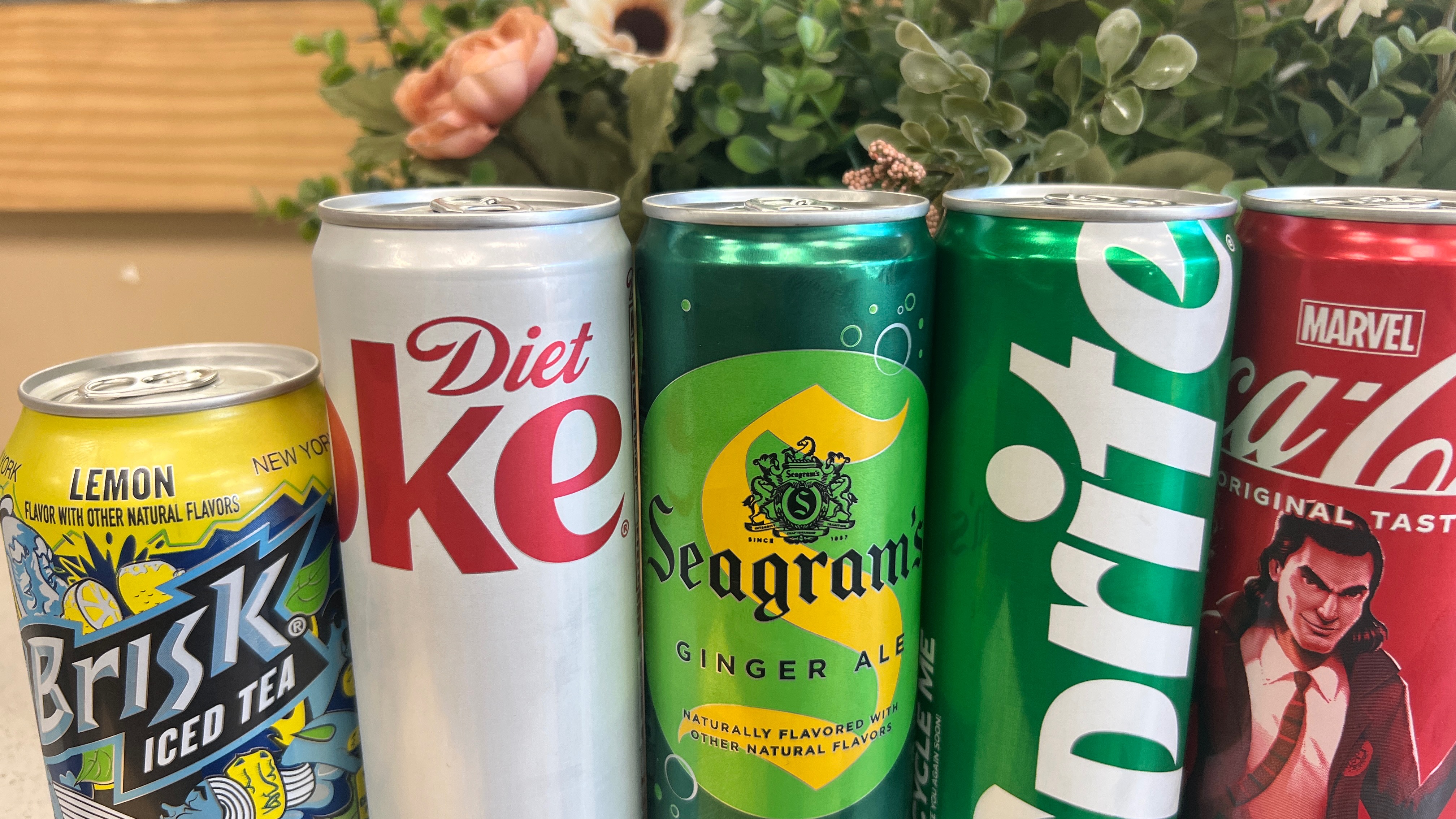 Soda cans