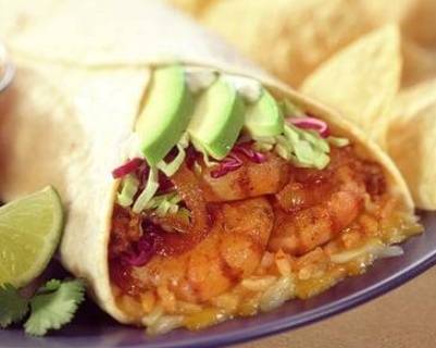 Los Cabos Shrimp Burrito