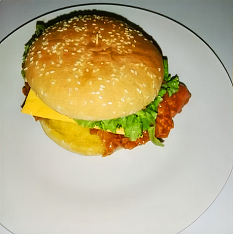 Hamburguesa de Pollo Bufalo