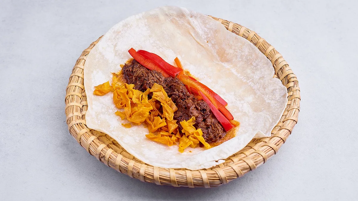 Burrito z wołowiną