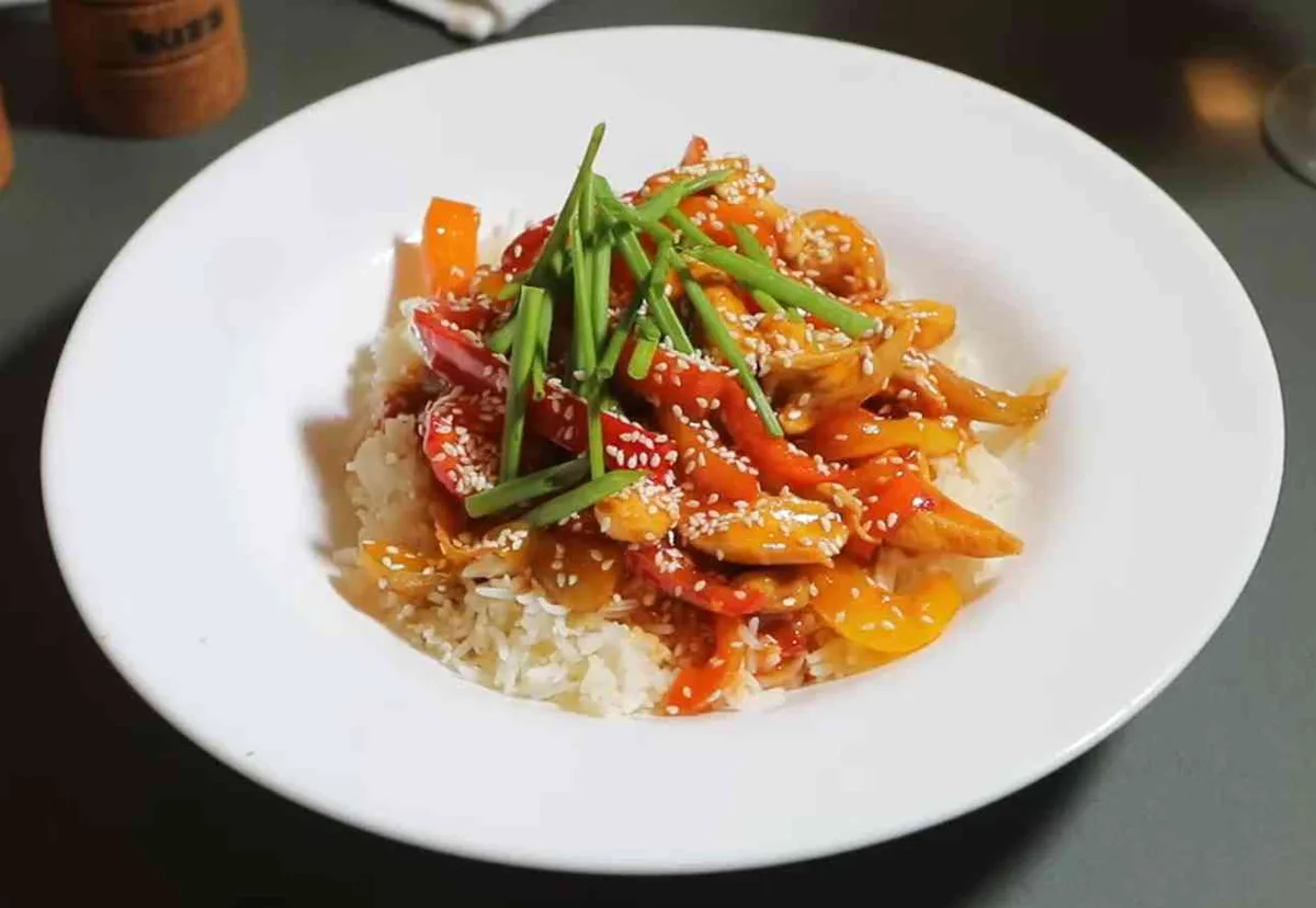 Pui thailandez cu orez basmati