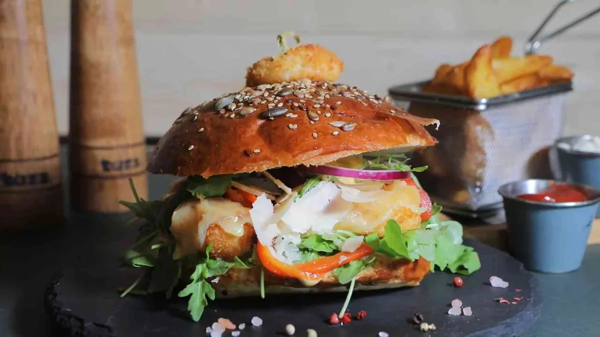 Shrimp Burger Meniu