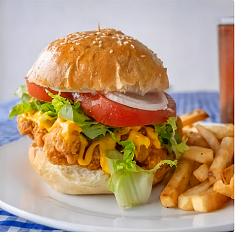 Hamburguesa de Pollo Crispy