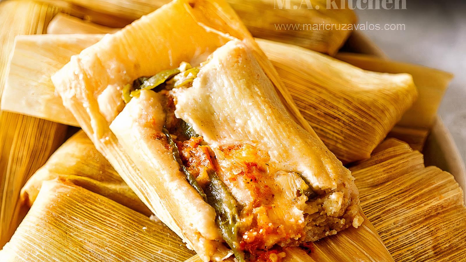 Tamales de Rajas / Jalapeño and Cheese Tamales