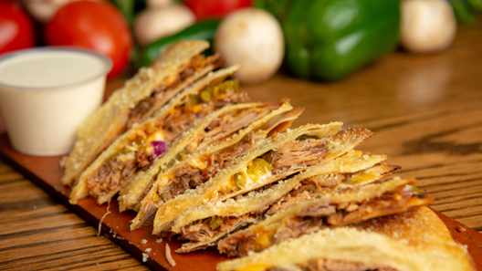 BBQ PORK QUESADILLA