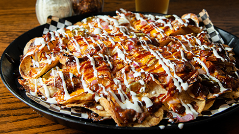 ULTIMATE PORK NACHOS LARGE PORK NACHOS