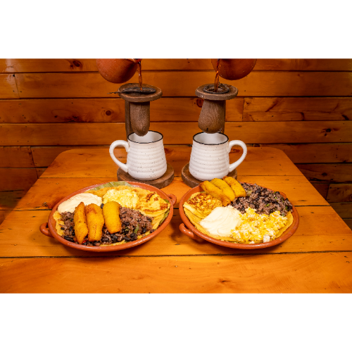 2 Pintortillas y 2 Cafés