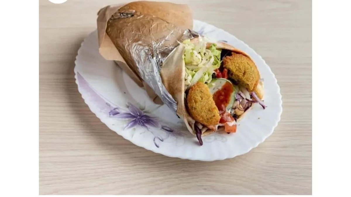 Shaorma medie cu falafel