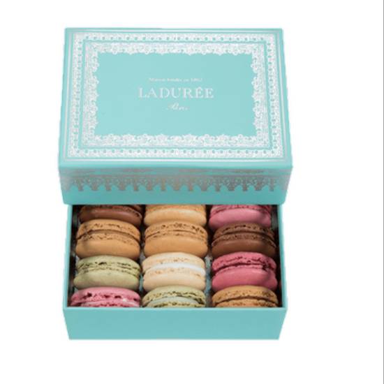Napoleon III Blue - Box of 12 Macarons - Vegan