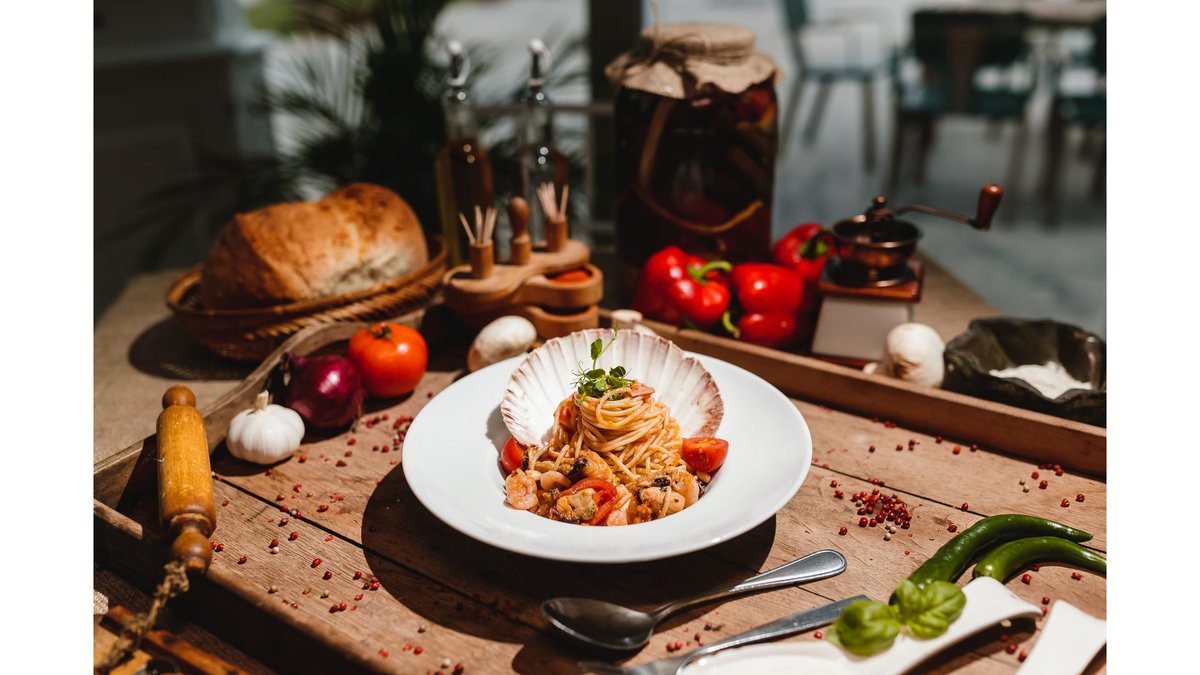 Spaghete cu fructe de mare