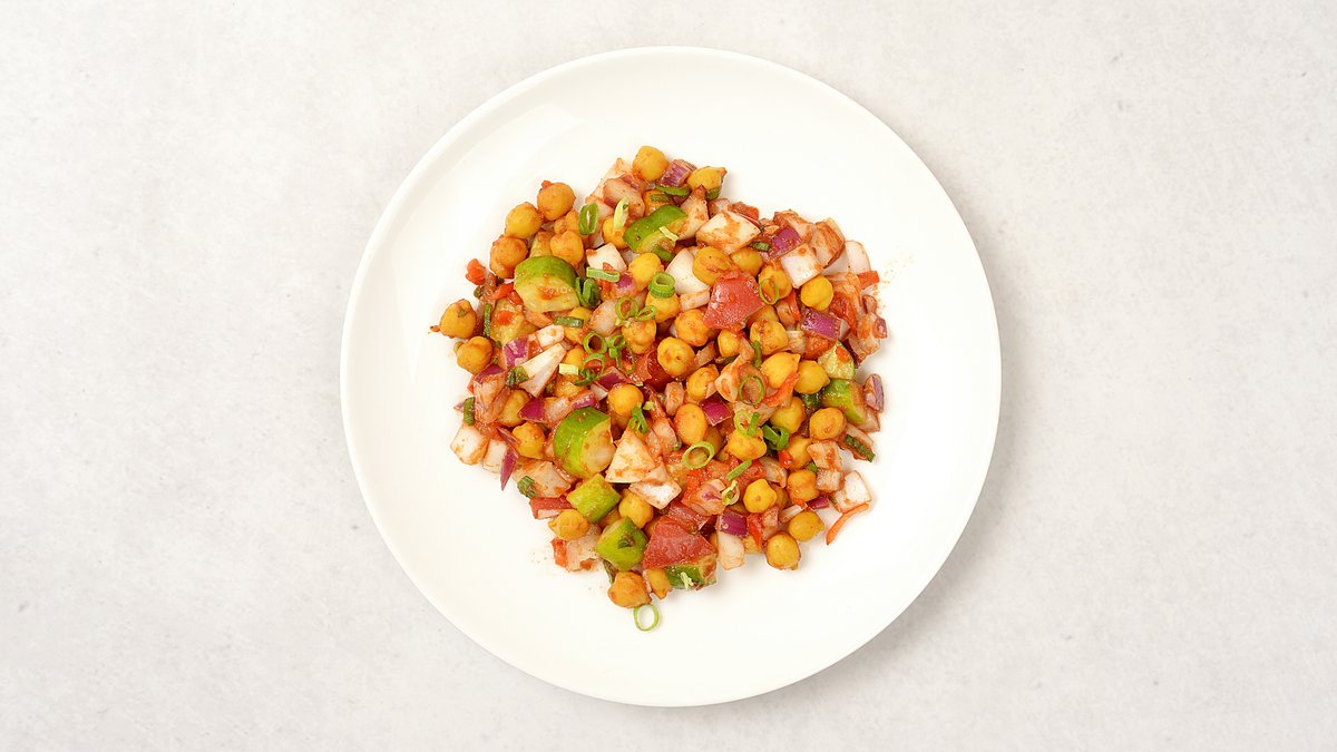 ひよこ豆(チャナ)サラダ chana salad