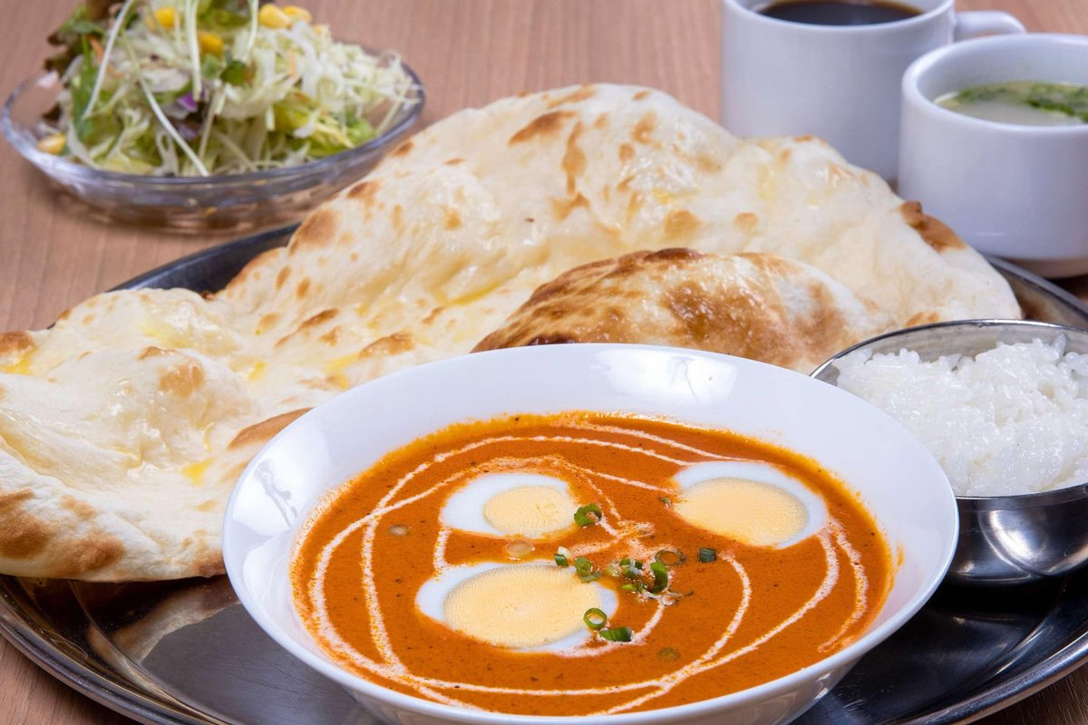 キーマエックカレー egg chicken Keema curry 🍛