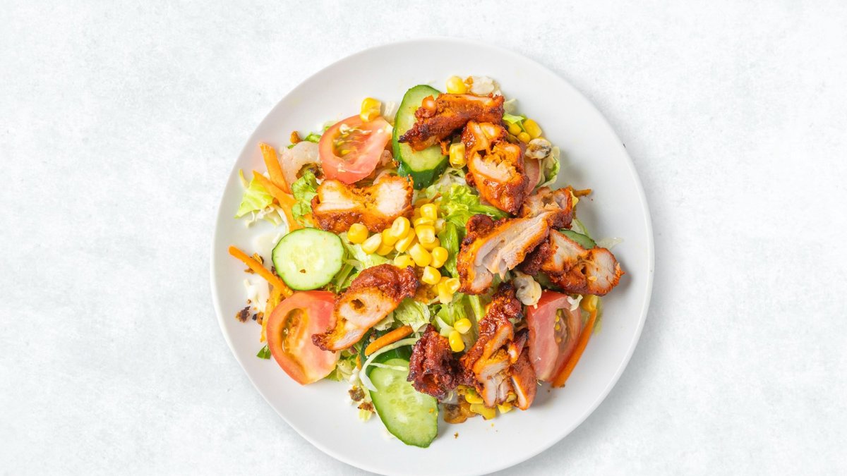 タンドリーチキンティッカのサラダ Tandoori Chicken Tikka Salad