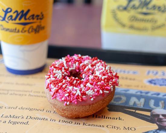 Cherry Iced Cake Donut