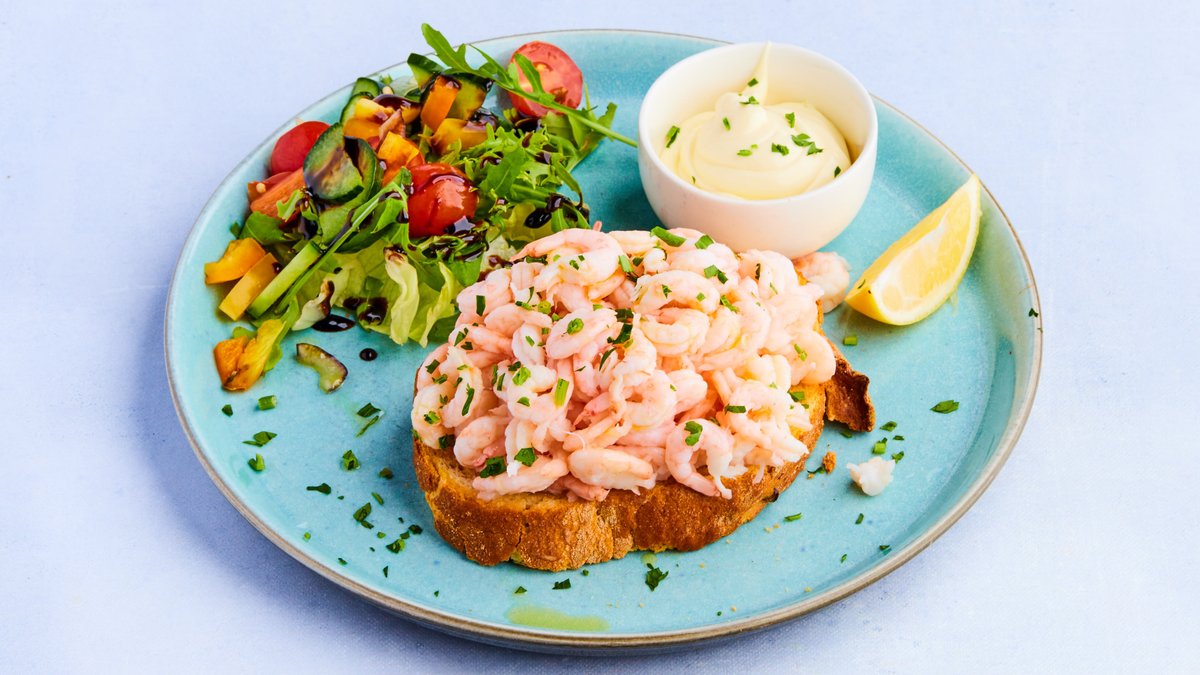 Klassisk Rekesmørbrød