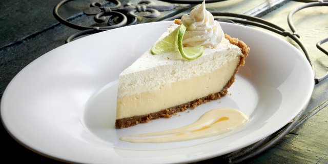 Key Lime Pie Slice