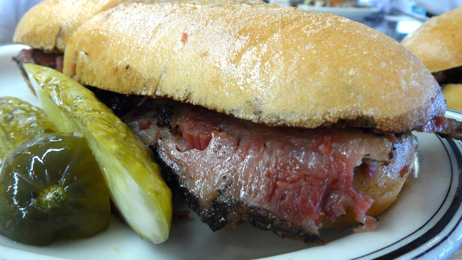 #17 Hot Pastrami French Dip Sandwich