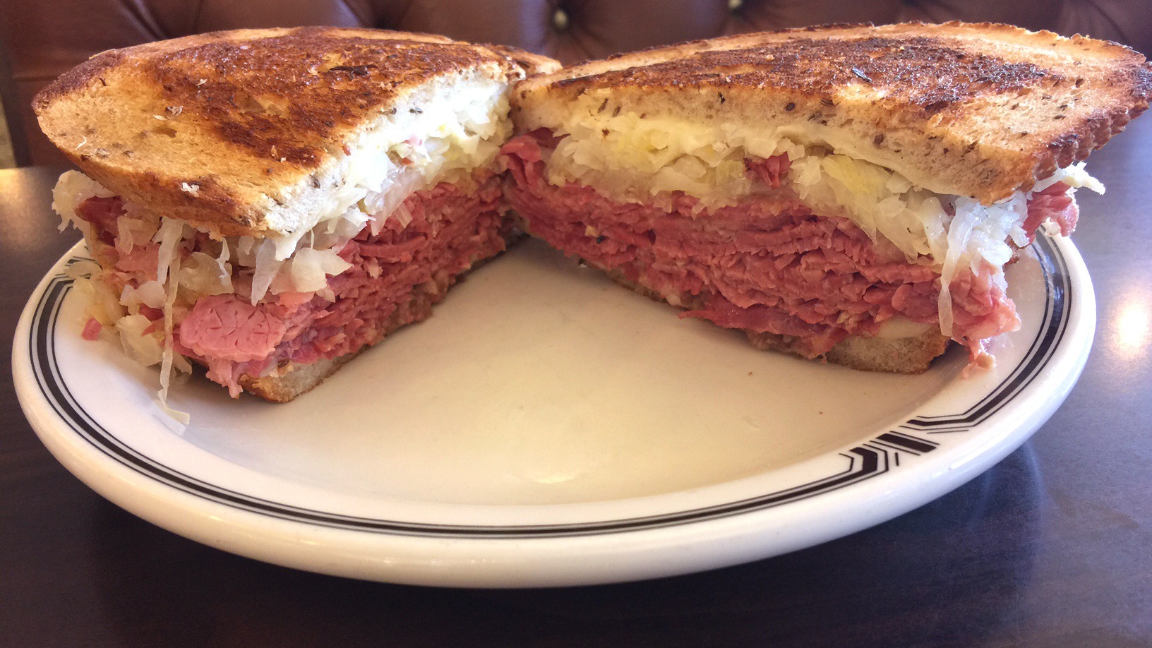#88 Hot Corned Beef Reuben Sandwich