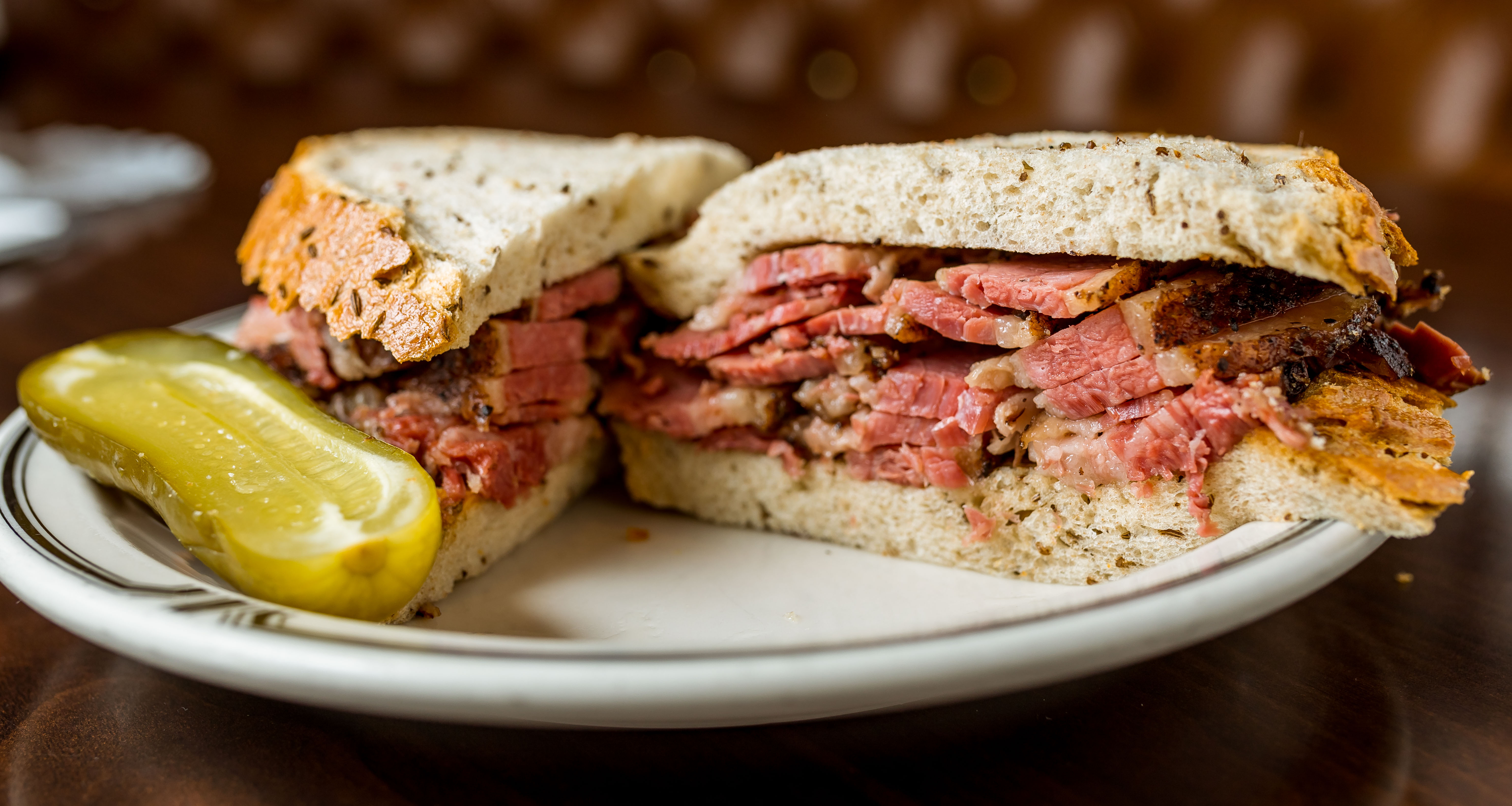 Pastrami on Rye Full Sandwich