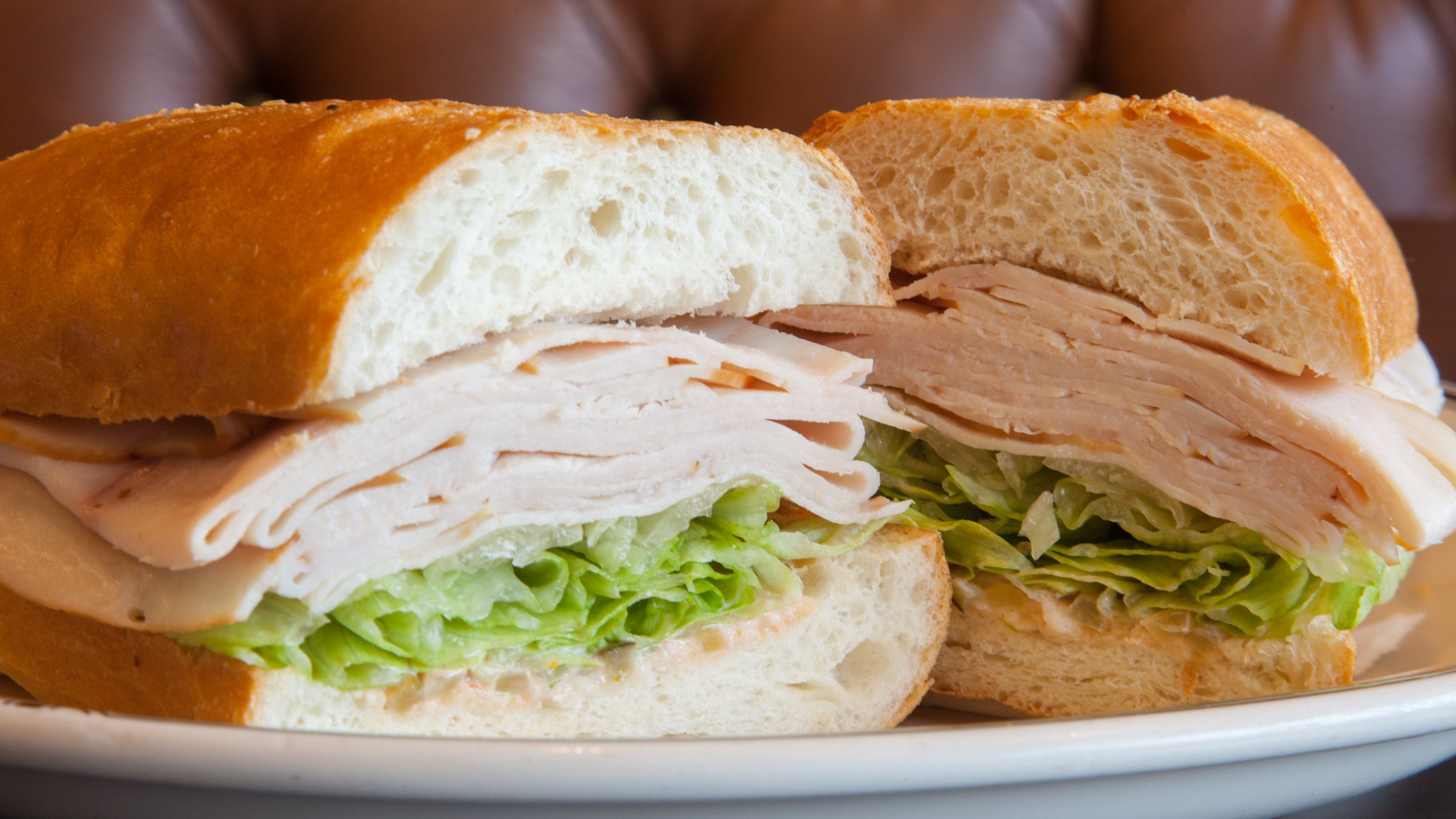Turkey on French Roll Half Sandwich