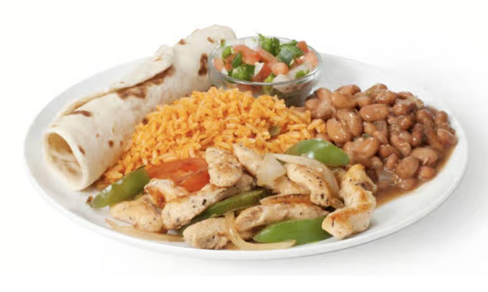Chicken Fajita Plate