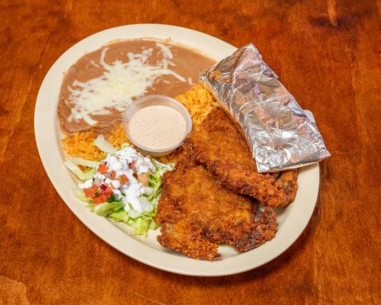Beef Milanesa Plate