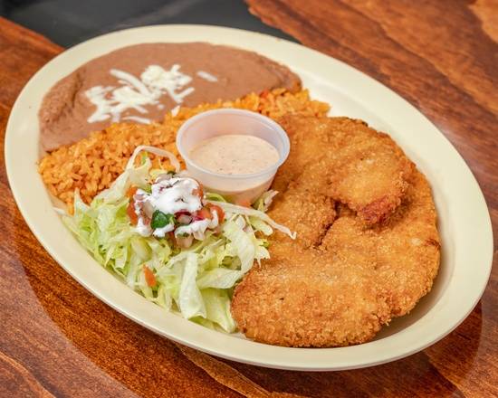 Chicken Milanesa Plate