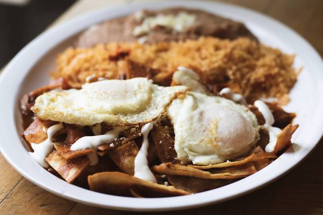 Chilaquiles Breakfast Plate