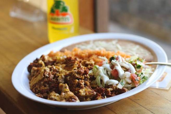 Chorizo with Eggs Breakfast Plate