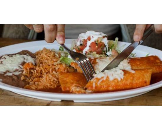 Enchiladas Rojas Plate