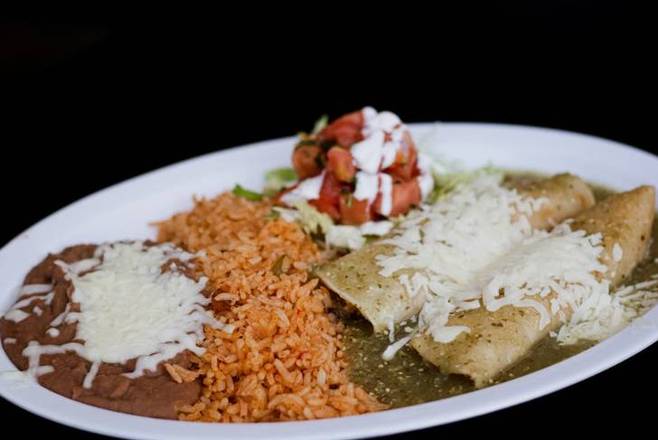 Enchiladas Verdes Plate