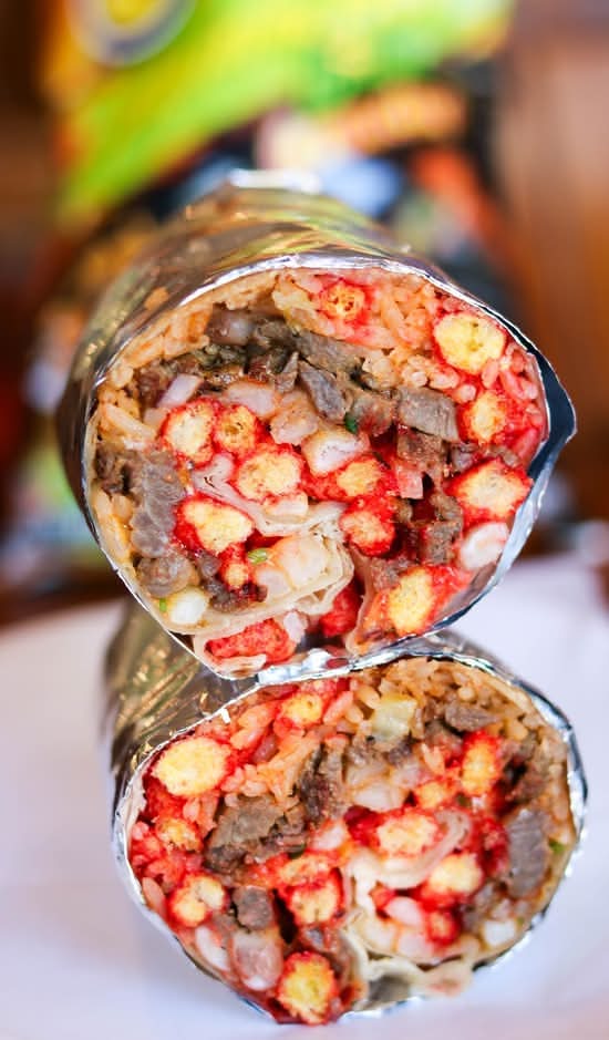 Hot Cheeto Burrito